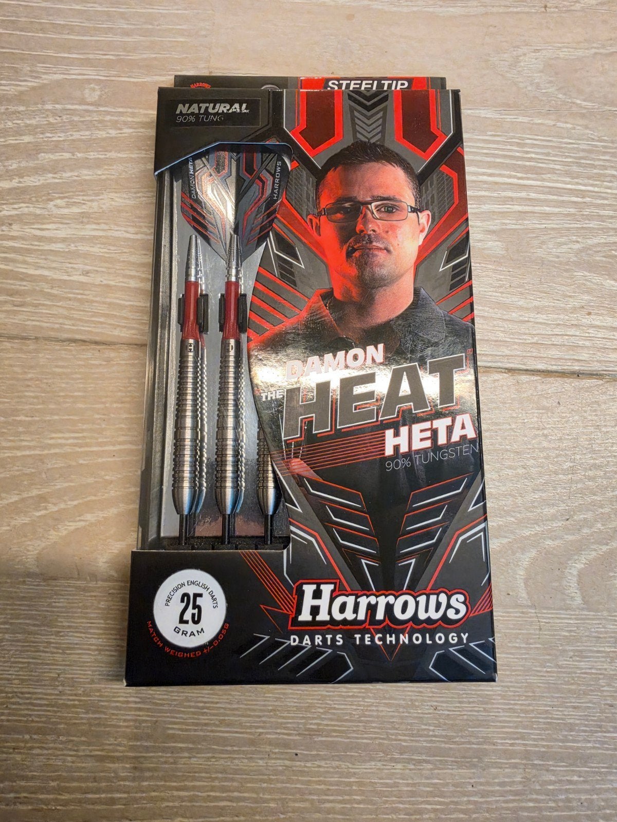 Harrows Damon Heta Darts 25 gram - Nieuw in verpakking, Ophalen, Nieuw, Pijlen