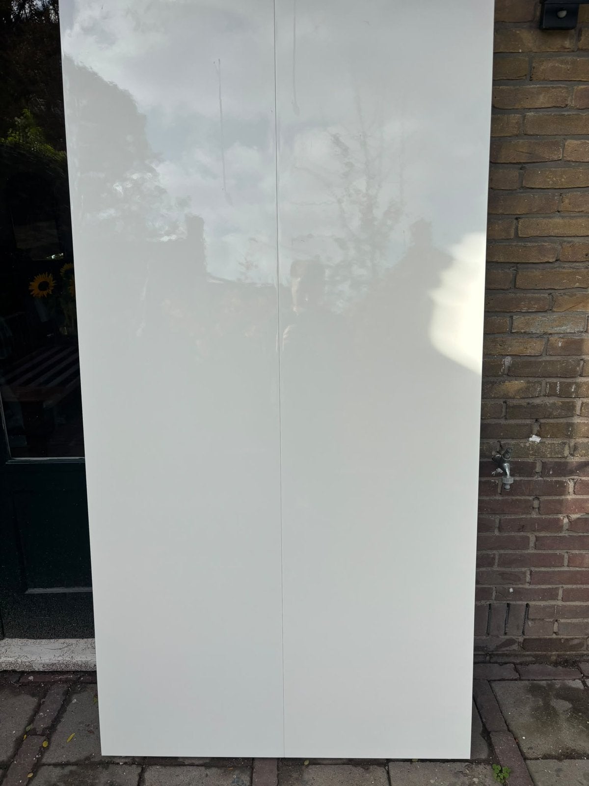 Ikea HASVIK schuifeuren voor pax kast 200x 201 cm, Binnendeur, Zo goed als nieuw, Schuifdeur, 200 tot 215 cm