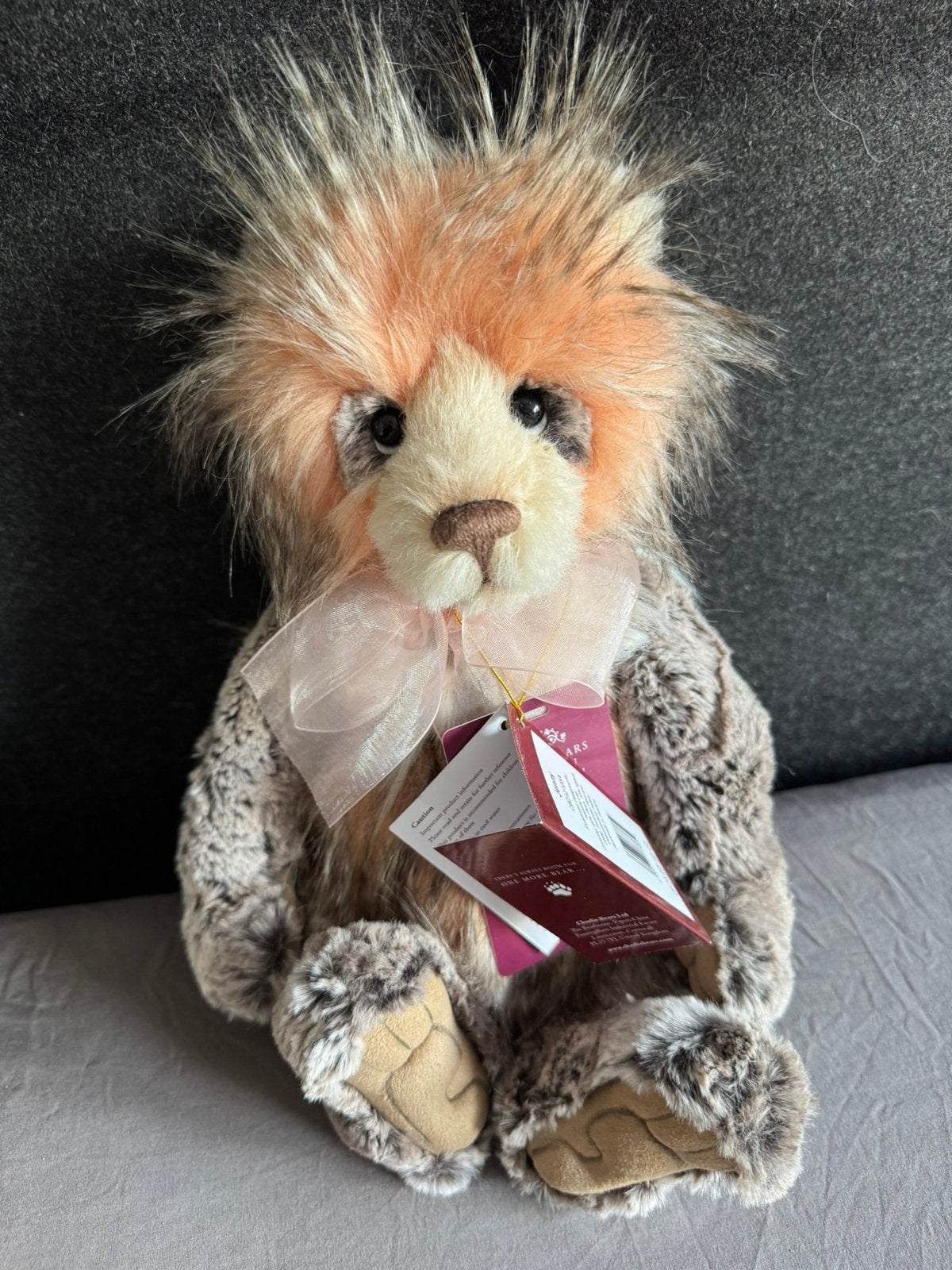 Charlie bears, Ophalen of Verzenden, Zo goed als nieuw, Stoffen beer, Overige merken
