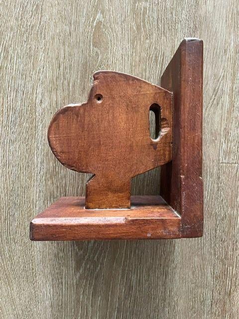 twee houten boekensteunen, Ophalen, Huis en Inrichting