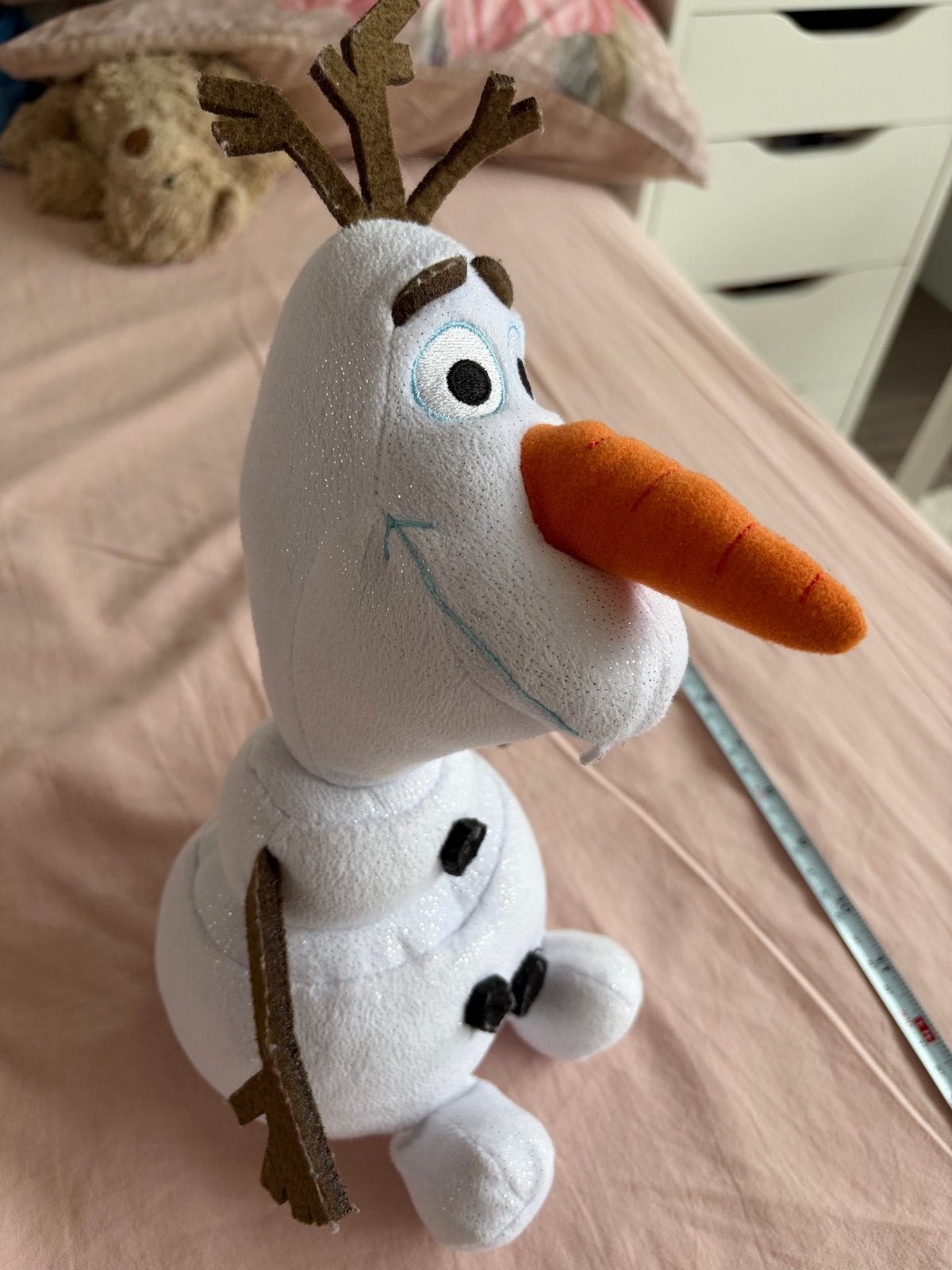 Olaf knuffel van Disney's Frozen - Zo goed als nieuw, Kinderen en Baby's, Speelgoed | Knuffels en Pluche, Ophalen, Disney, Overige typen