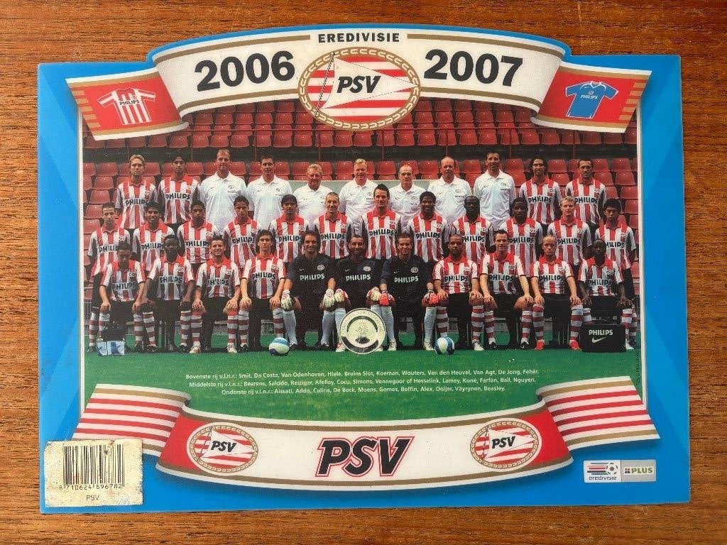 Placemats PSV seizoen 2006 2007, Ophalen of Verzenden, Zo goed als nieuw, PSV, Overige typen