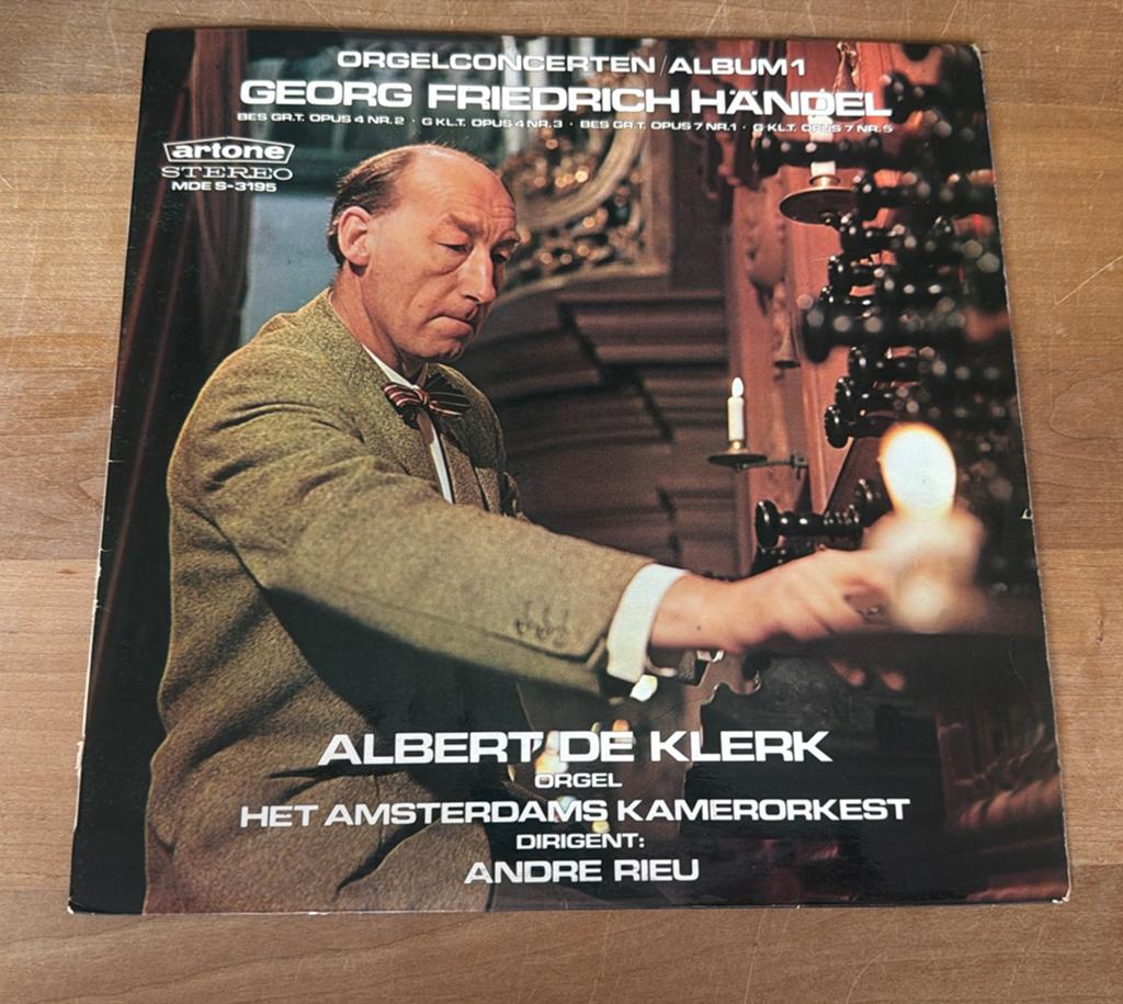 Orgelconcerten / album 1 - Georg Friedich Handel, Overige typen, Ophalen of Verzenden, Zo goed als nieuw, 12 inch