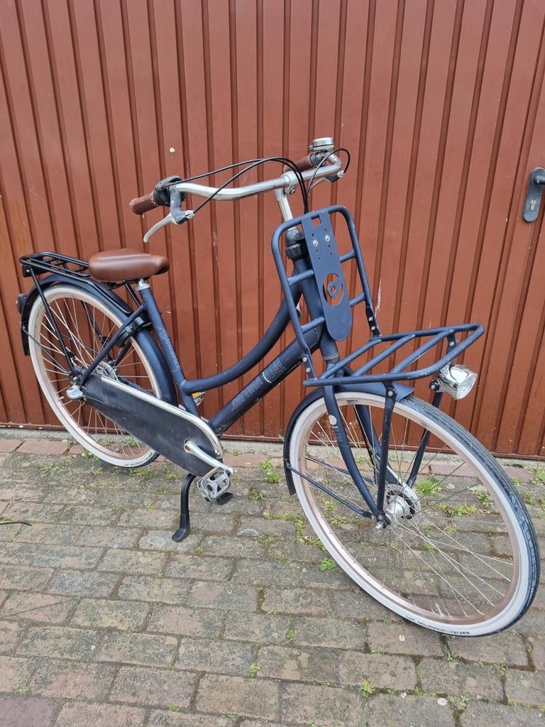 Cortina u4 denim transportfiets 28inch 3speed, Fietsen en Brommers, 50 tot 53 cm, Ophalen of Verzenden, Zo goed als nieuw