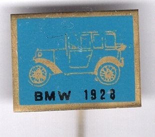 BMW 1928 blik oldtimer auto speldje ( A_104), Ophalen of Verzenden, Zo goed als nieuw, Transport, Speldje of Pin
