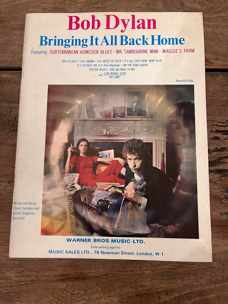 Bladmuziek Bringing it all back home: Bob Dylan, Boeken, Bob Dylan, Artiest, Ophalen of Verzenden, Zo goed als nieuw