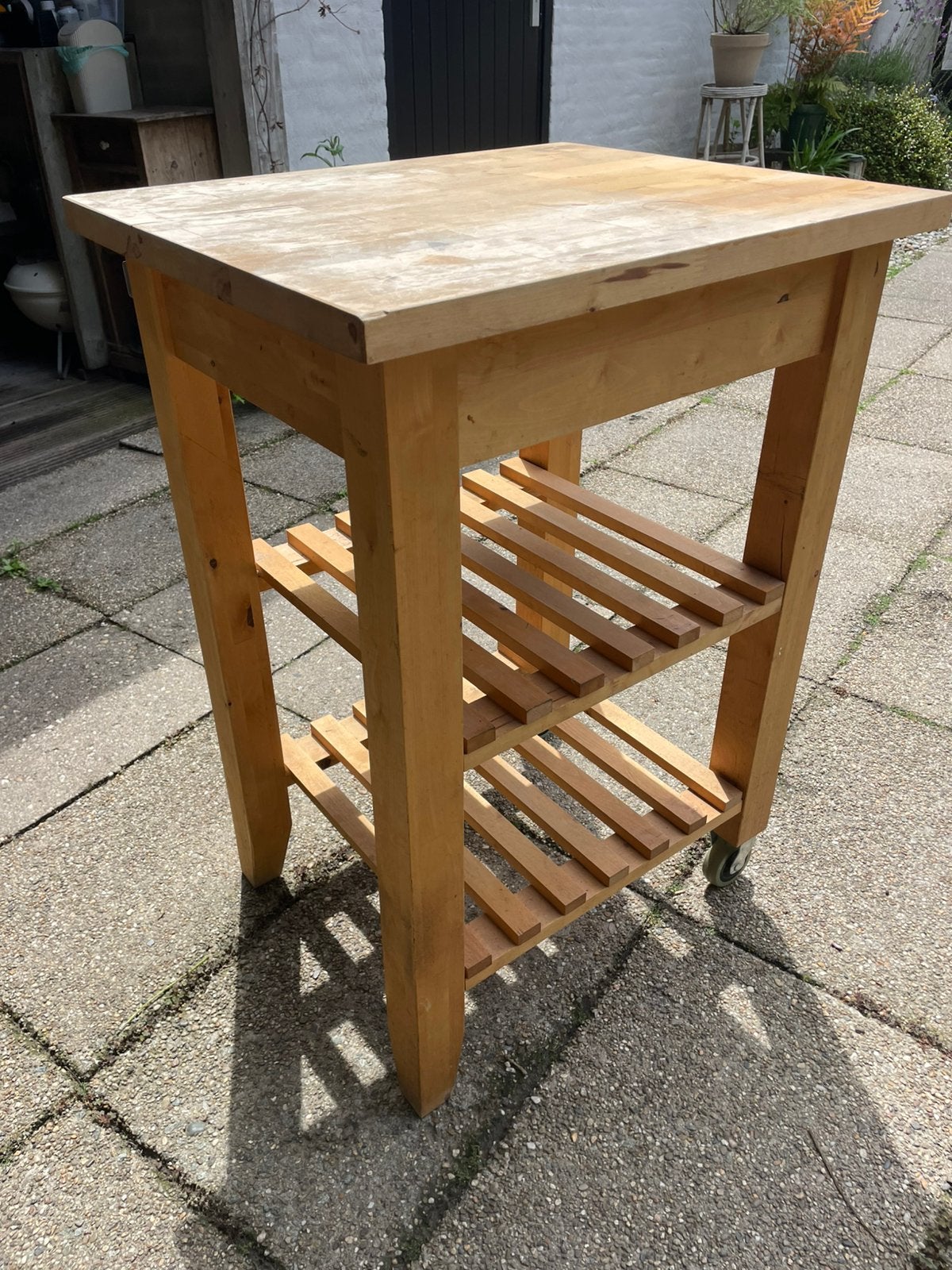 Ikea BEKVÄM Roltafel, Ophalen, 50 tot 100 cm, Zo goed als nieuw, Minder dan 100 cm