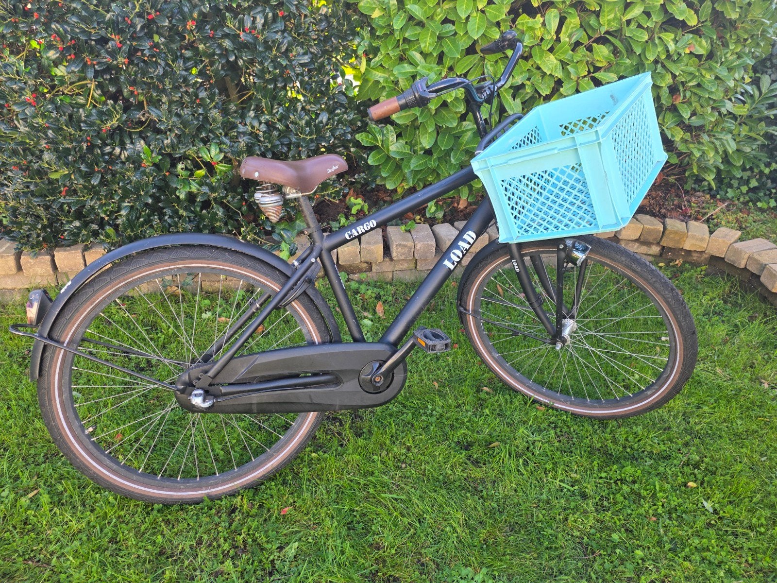 Keurige Cargo Load transportfiets 26 inch met krat, Fietsen en Brommers, Overige merken, Terugtraprem, Gebruikt, Versnellingen