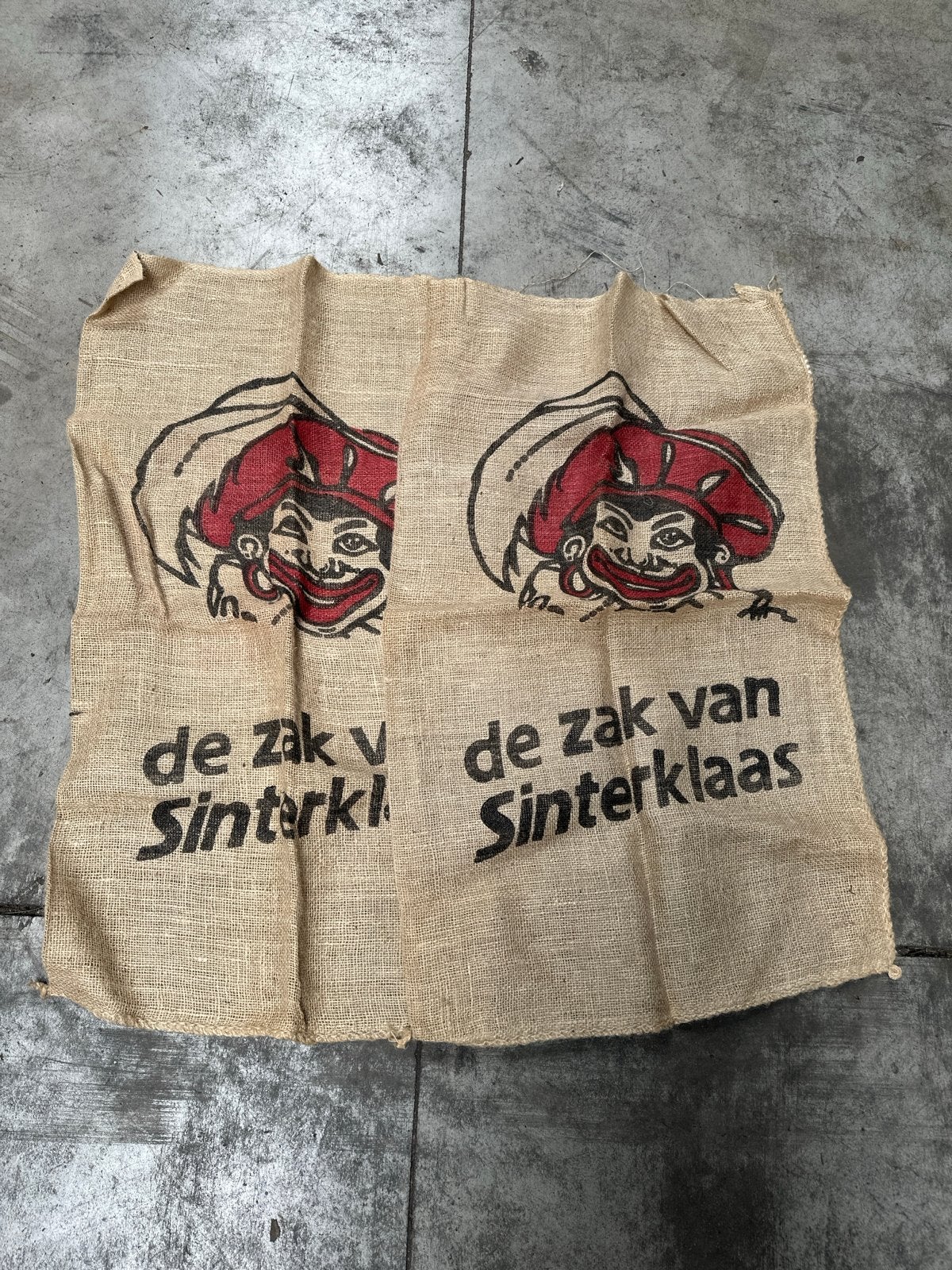 Juten zak Sinterklaas, Diversen, Sinterklaas, Ophalen, Gebruikt