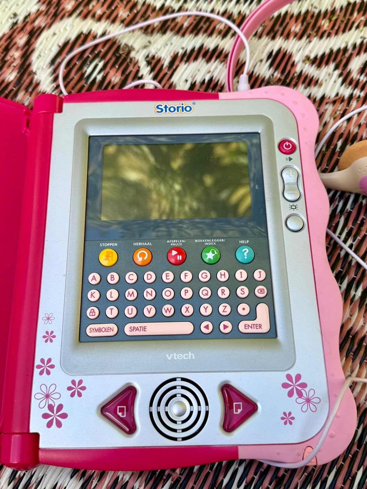VTech Storio Roze Educatieve Tablet met Hoofdtelefoon, Kinderen en Baby's, Ophalen of Verzenden, Zo goed als nieuw, 4 tot 6 jaar