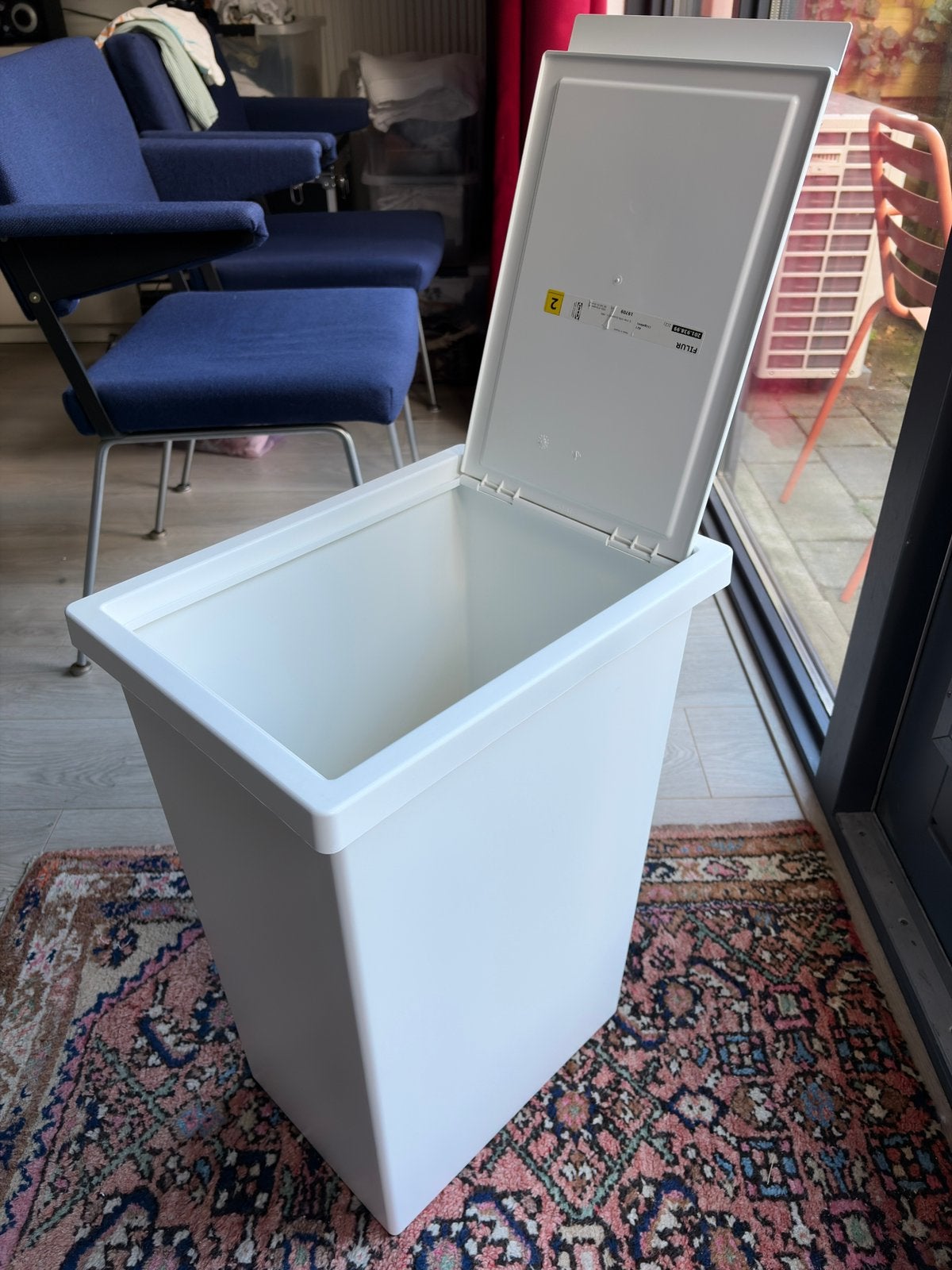 IKEA Filur opberg-of wasmand, inhoud 42 liter, kleur wit, Huis en Inrichting, Ophalen, Zo goed als nieuw, Kunststof