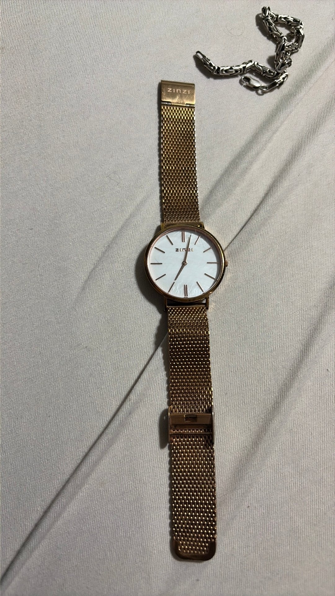 Zinzi horloge rose gold, Sieraden, Tassen en Uiterlijk, Ophalen of Verzenden, Gebruikt, Staal, Overige merken
