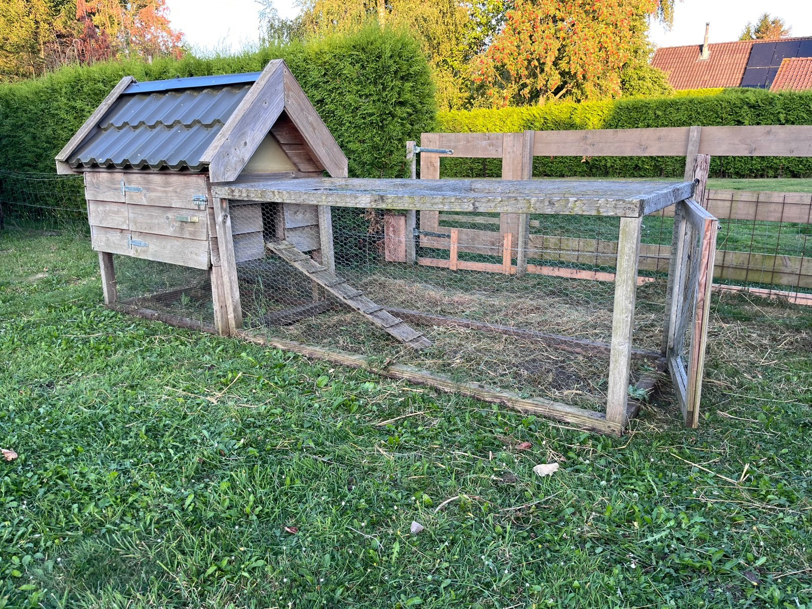 Verplaatsbare kippenhok, Ophalen, Gebruikt, Kippenhok of Kippenren