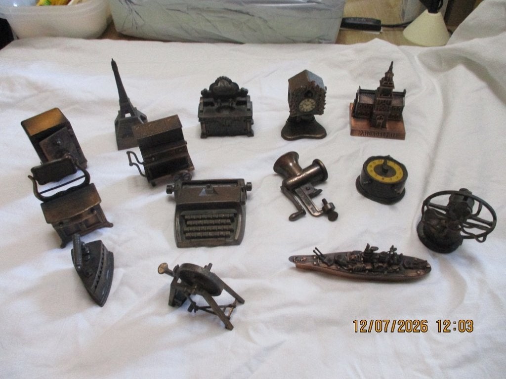 puntenslijper, bronzen, Antiek en Kunst, Ophalen of Verzenden