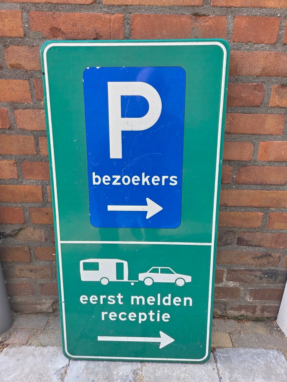 receptie parkeerbord, Tuin en Terras, Ophalen of Verzenden, Gebruikt