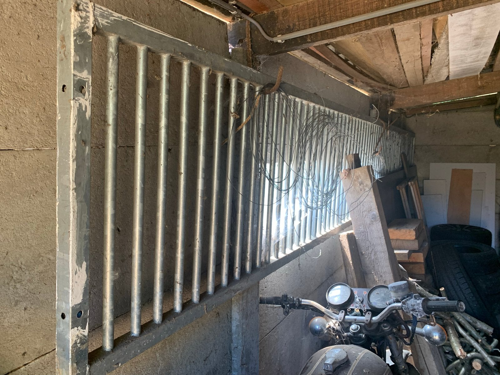 Traliewerk gegalvaniseerd paardenstallen, Doe-het-zelf en Verbouw, Metalen, Ophalen, Zo goed als nieuw