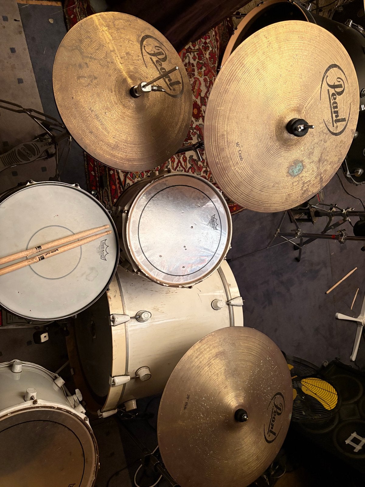 DW pdp Drumstel compleet met hardware en bekkens, Muziek en Instrumenten, Ophalen, Gebruikt, Overige merken