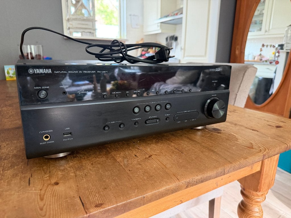 Yamaha RX-V671 Netwerk AV Receiver, Audio, Tv en Foto, Ophalen, Gebruikt, Yamaha, 60 tot 120 watt