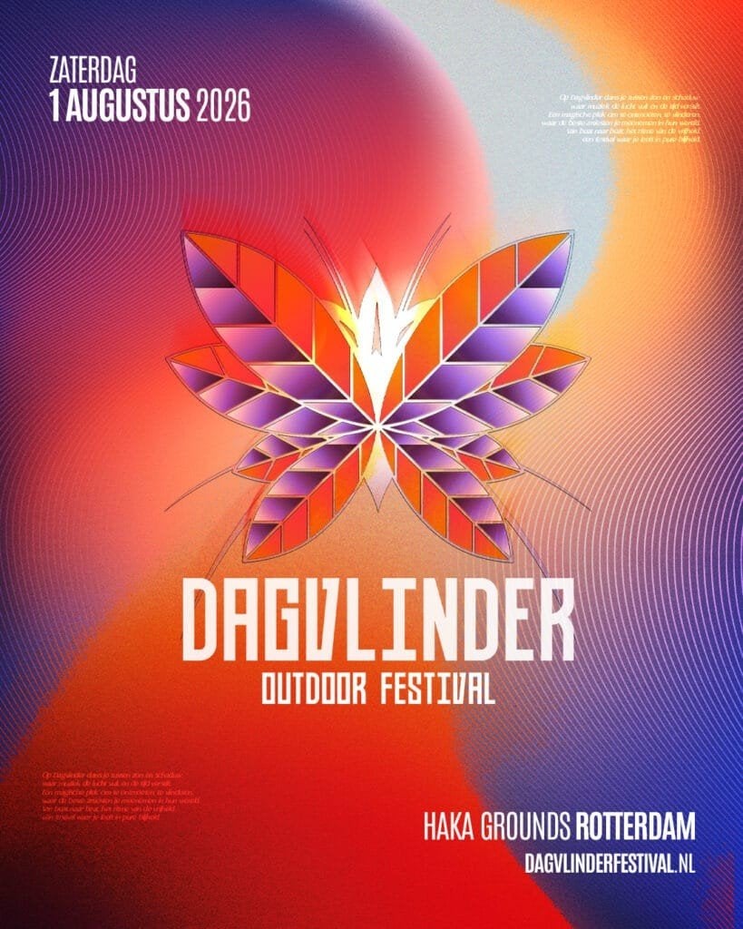 4x Tickets Dagvlinder Festival Rotterdam 01-08, Tickets en Kaartjes, Drie personen of meer