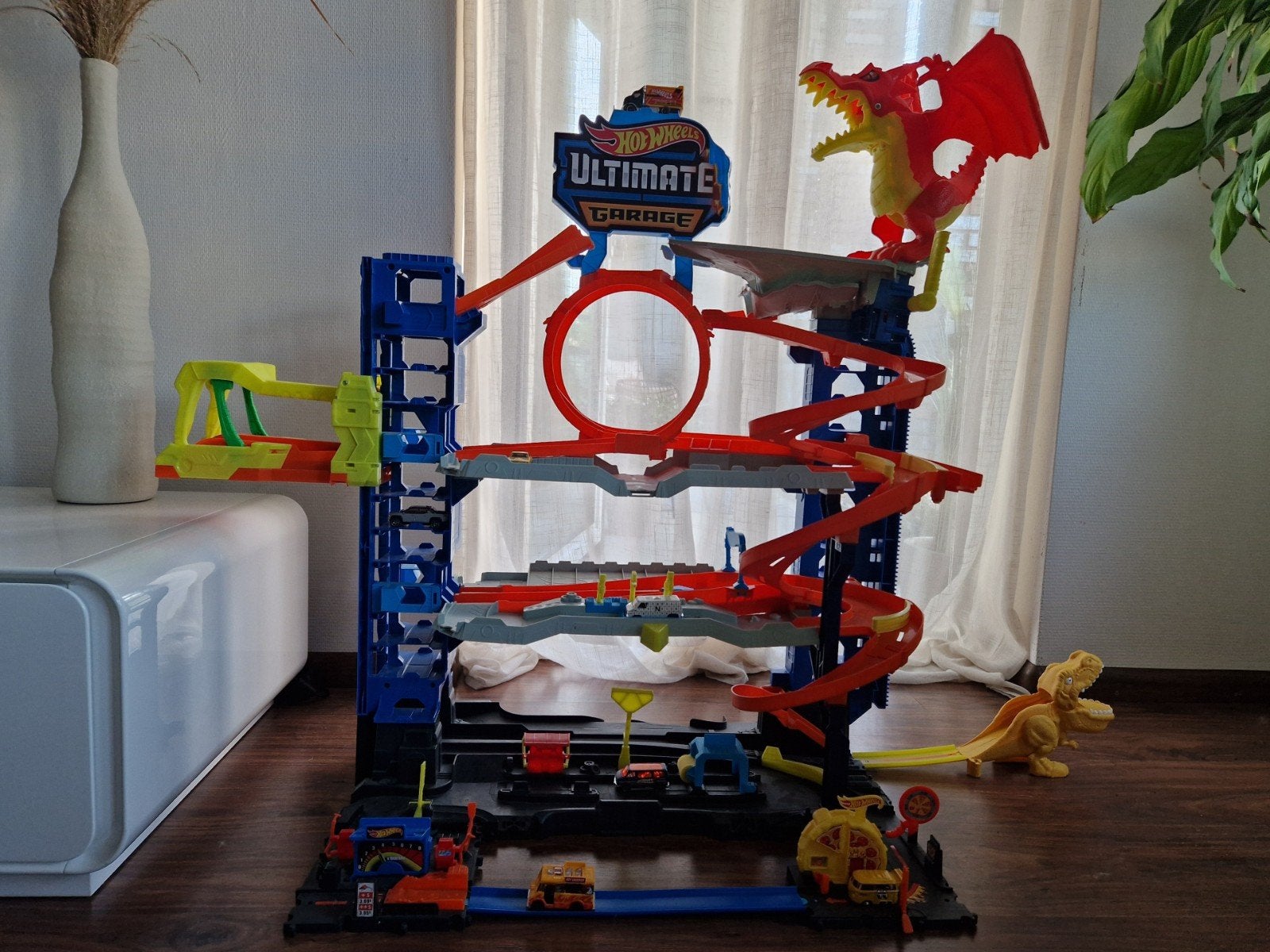 Hot Wheels Ultimate Garage!, Ophalen, Racebaan, Zo goed als nieuw, Hot Wheels
