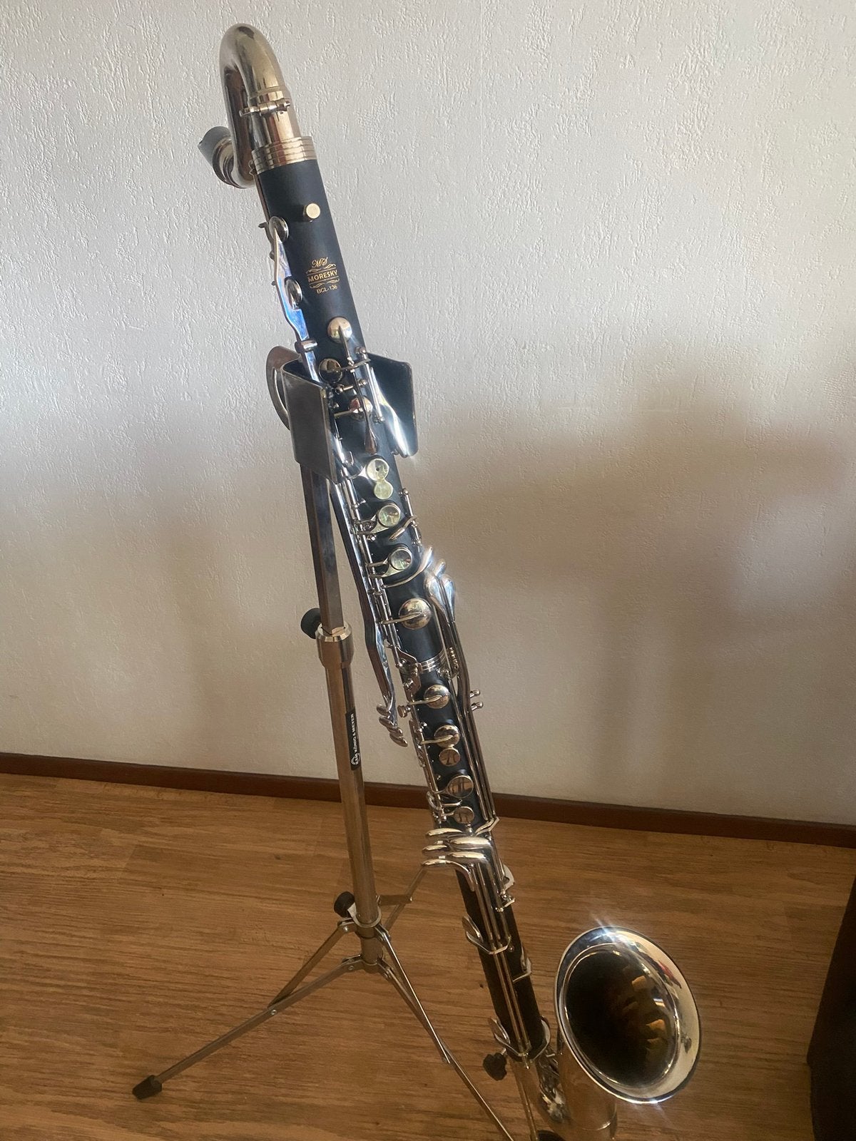 Basklarinet Moresky BCL-136, Ophalen of Verzenden, Zo goed als nieuw, Hout
