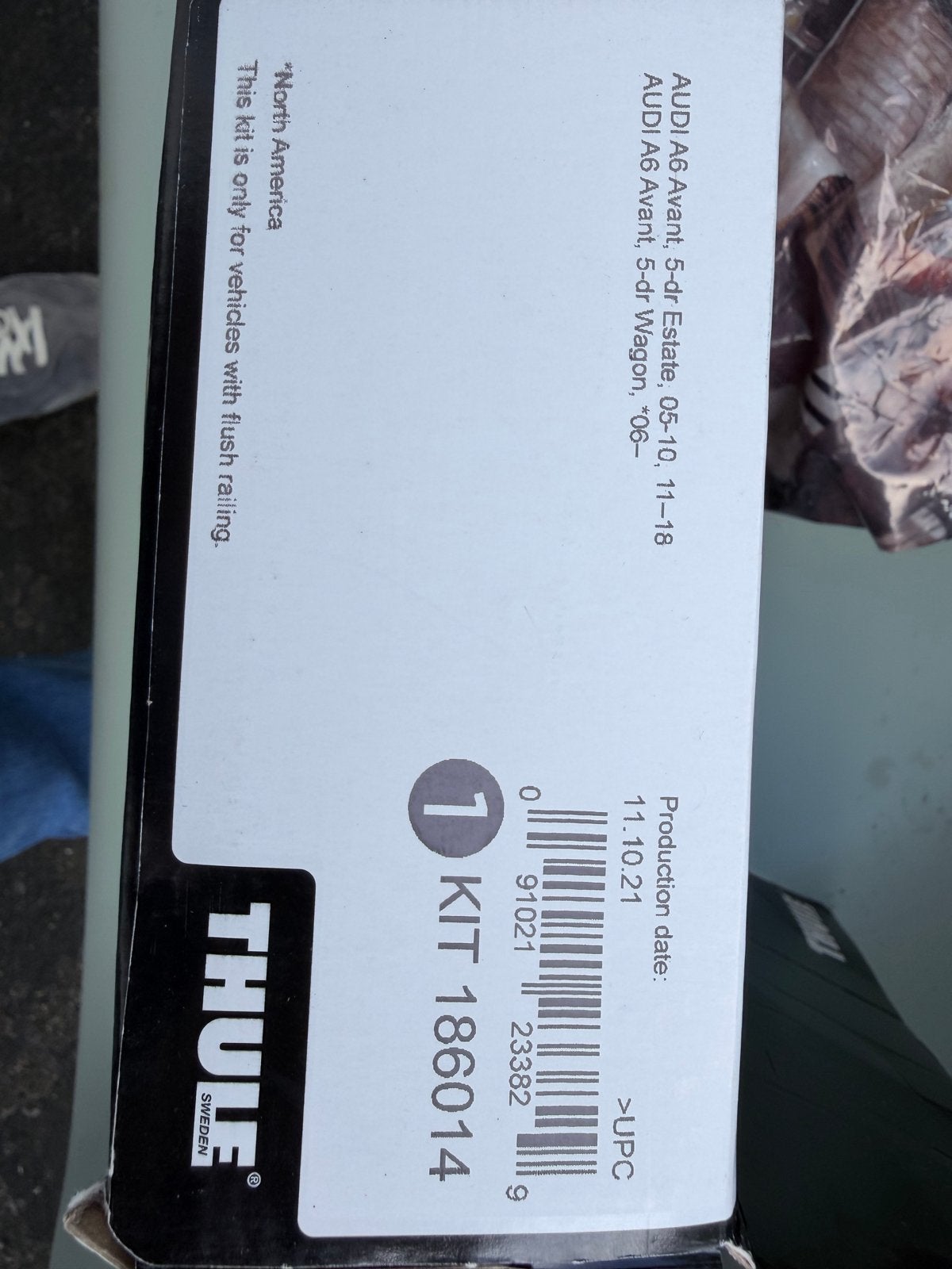 Thule Kit 186014 voor Audi A6 Avant (2005-2018), Ophalen of Verzenden, Gebruikt