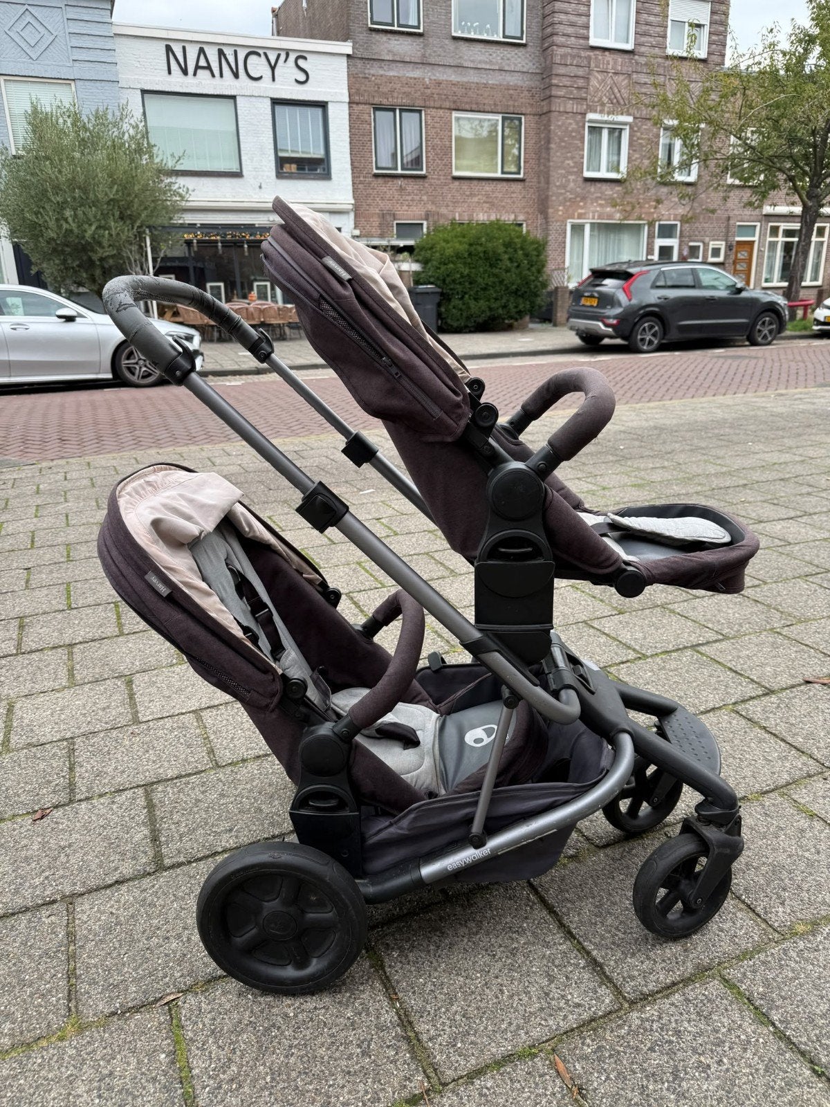 Easywalker Harvey Duo kinderwagen met reiswieg en accessoi, Kinderen en Baby's, Gebruikt, Duowagen, Ophalen, Kinderwagen