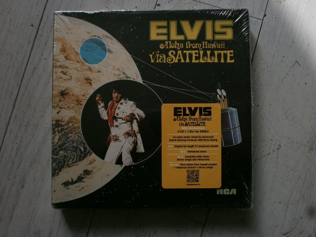 elvis 3 cd en 1 blu ray aloha from hawai nieuw, Ophalen of Verzenden, Nieuw in verpakking, Documentaire en Educatief