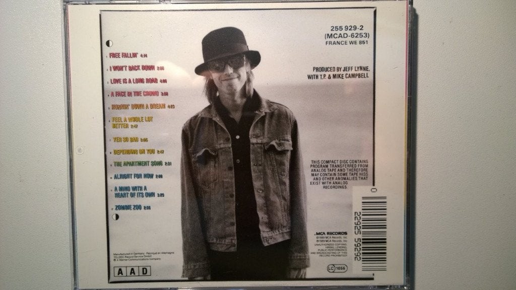 Tom Petty - Full Moon Fever, Ophalen of Verzenden, Zo goed als nieuw, Poprock