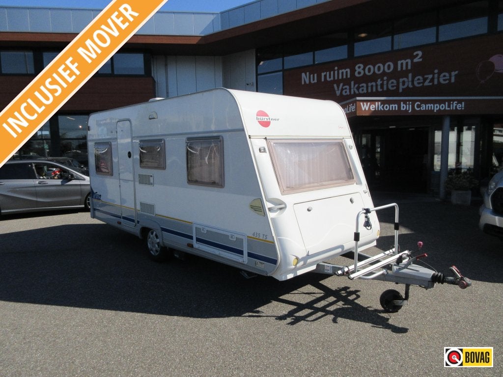 Bürstner Fun 435 TS MET VOORTENT + LUIFEL, Rondzit, Schokbreker, Bürstner, Tot en met 4