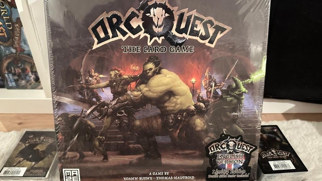 OrcQuest The Card Game (nieuw in folie), Vijf spelers of meer, Ophalen of Verzenden, Nieuw, Maze-Games
