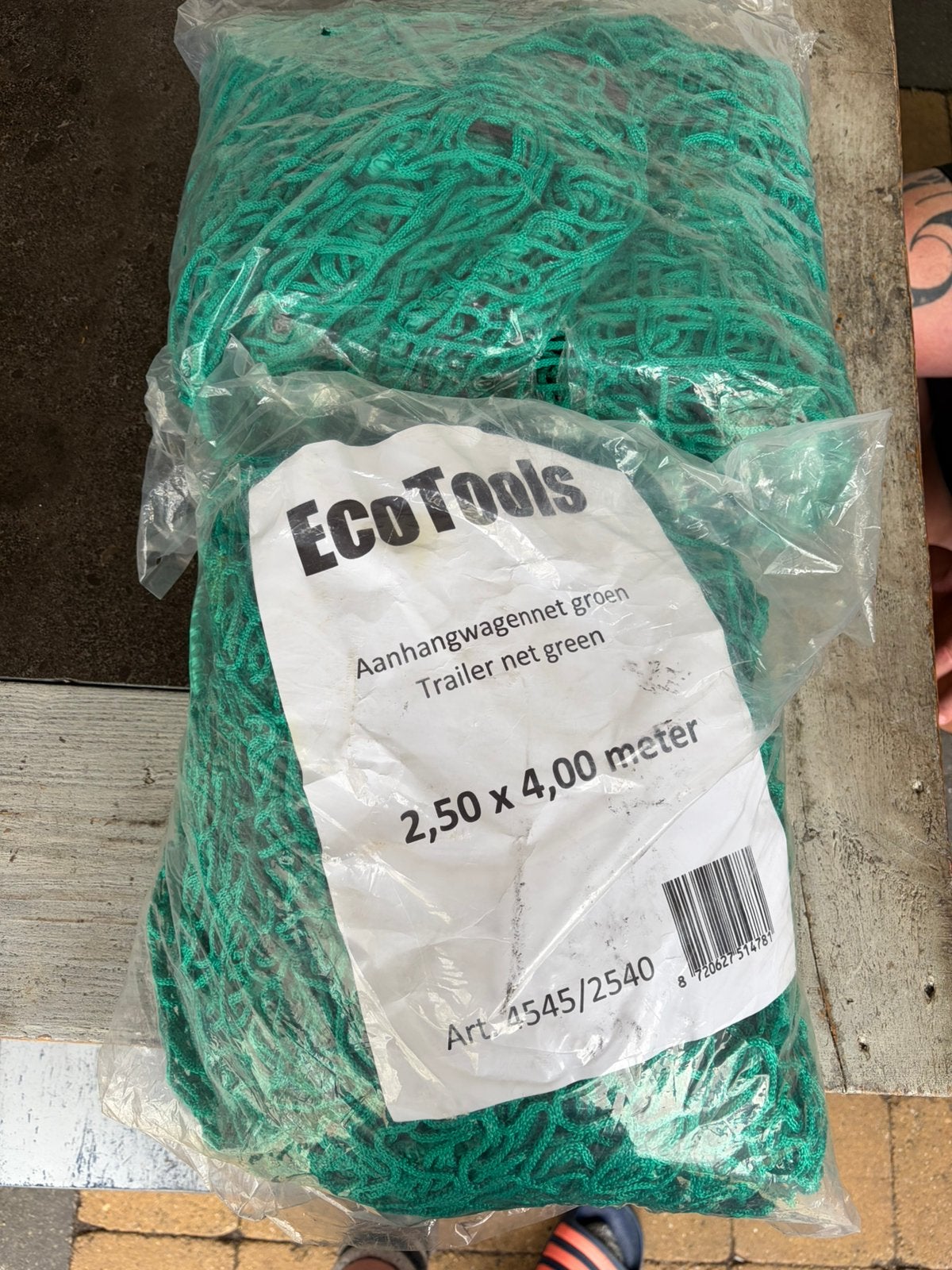 2x nieuwe Ecotools aanhangwagennetten 250x400 centimeter, Ophalen of Verzenden, Nieuw