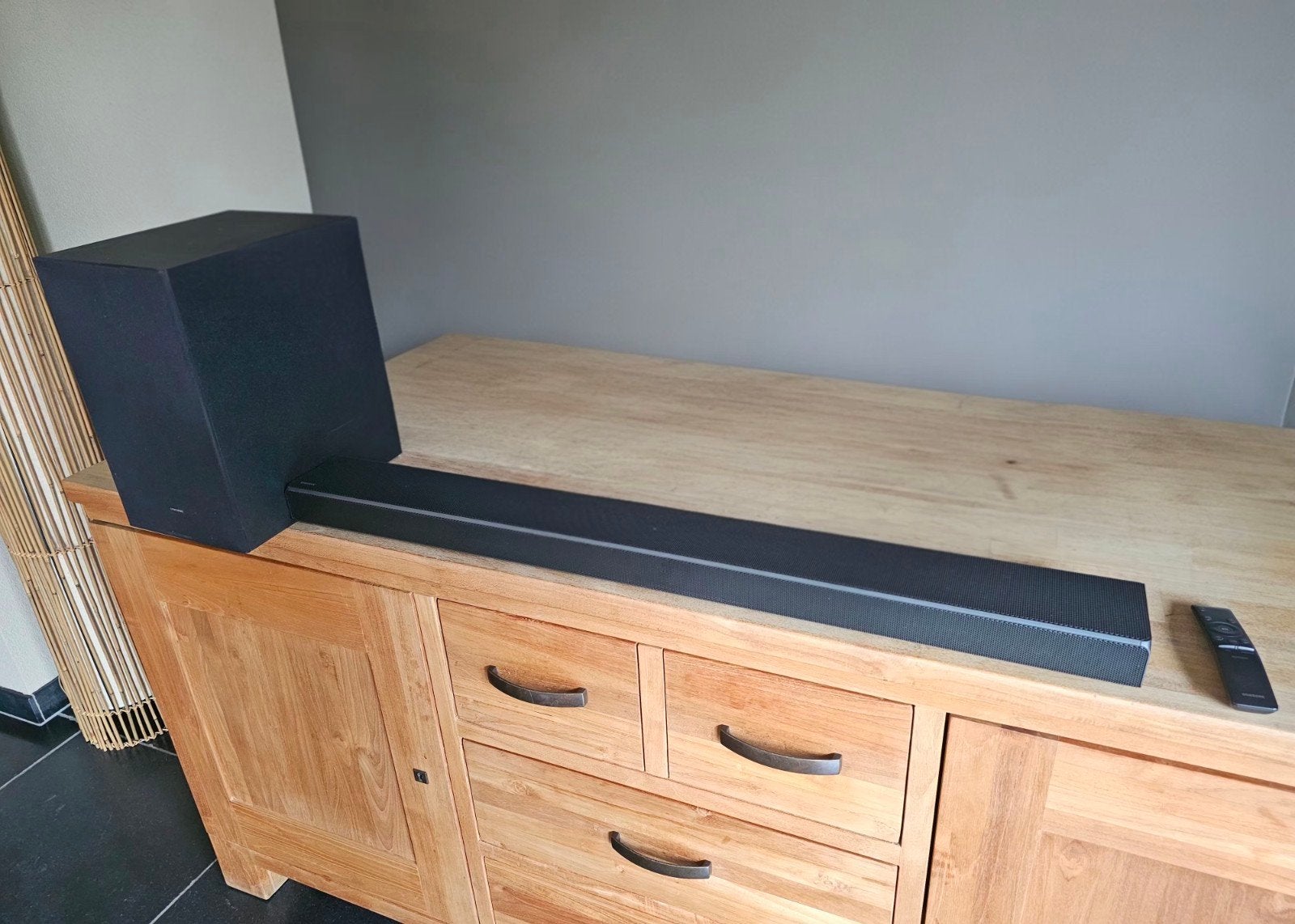 Samsung HW-Q600A Soundbar 3.1.2 + Draadloze Subwoofer, Ophalen, Bluetooth, Zo goed als nieuw