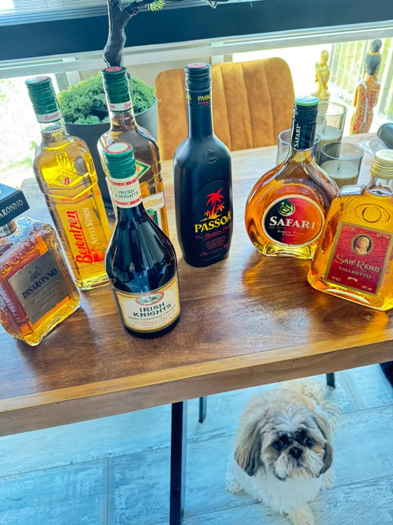 7 flessen drank, Ophalen of Verzenden, Zo goed als nieuw, Overige gebieden, Overige typen
