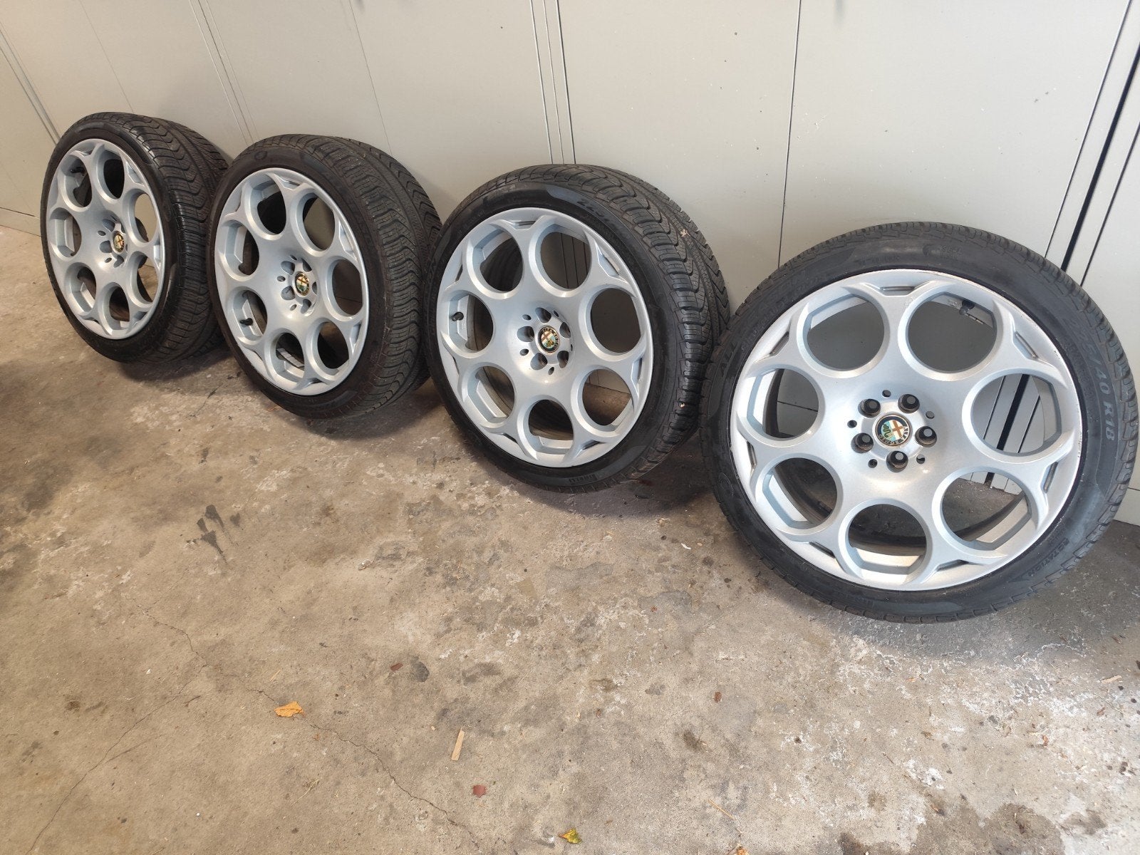 Alfa black Line velgen spider/GTv/147/156 GTA, Ophalen, 18 inch, Banden en Velgen, Zomerbanden