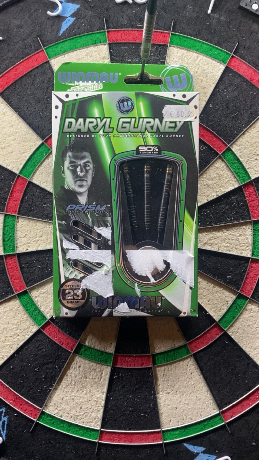 Daryl Gurney "Superchin" Darts - Zo goed als nieuw, Ophalen of Verzenden, Zo goed als nieuw, Pijlen