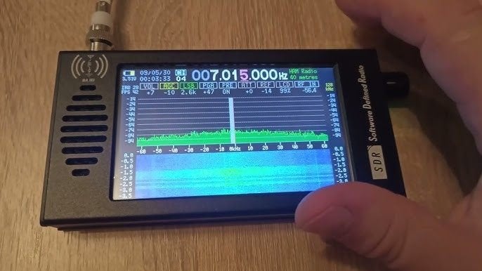 DeepSDR 101 4.3" DSP Radio Ontvanger 100K-149MHz, Ophalen, Zo goed als nieuw, Ontvanger