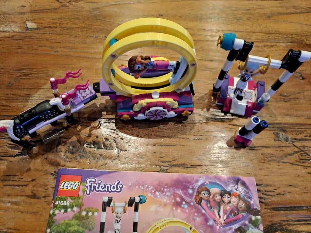 Lego Friends 41686 Magische Kermis Acrobatiek Compleet, Compleet, Gebruikt, Lego, Friends