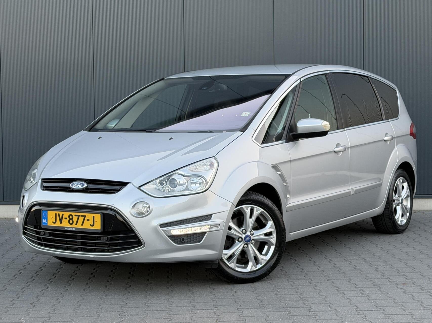 Ford S-Max 1.6 EcoBoost Titanium Leder - Led - Navi - Clima, Auto's, Ford, Voorwielaandrijving, Gebruikt, Zwart, 4 cilinders