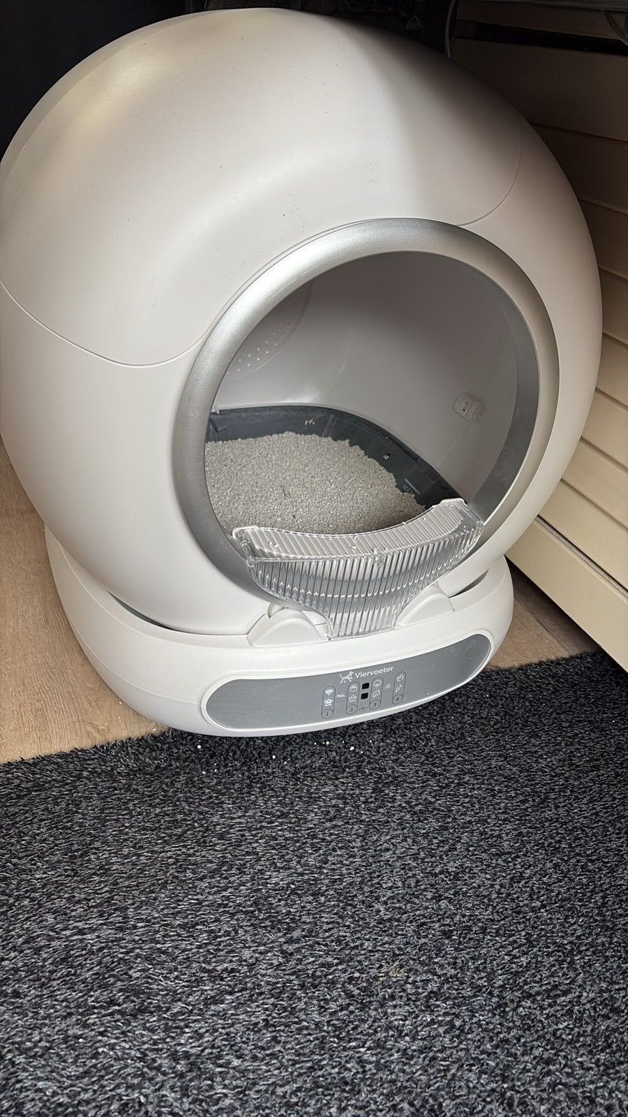 Automatische kattenbak, Dieren en Toebehoren, Kattenbakken, Ophalen, Zelfreinigend, Zo goed als nieuw, Open