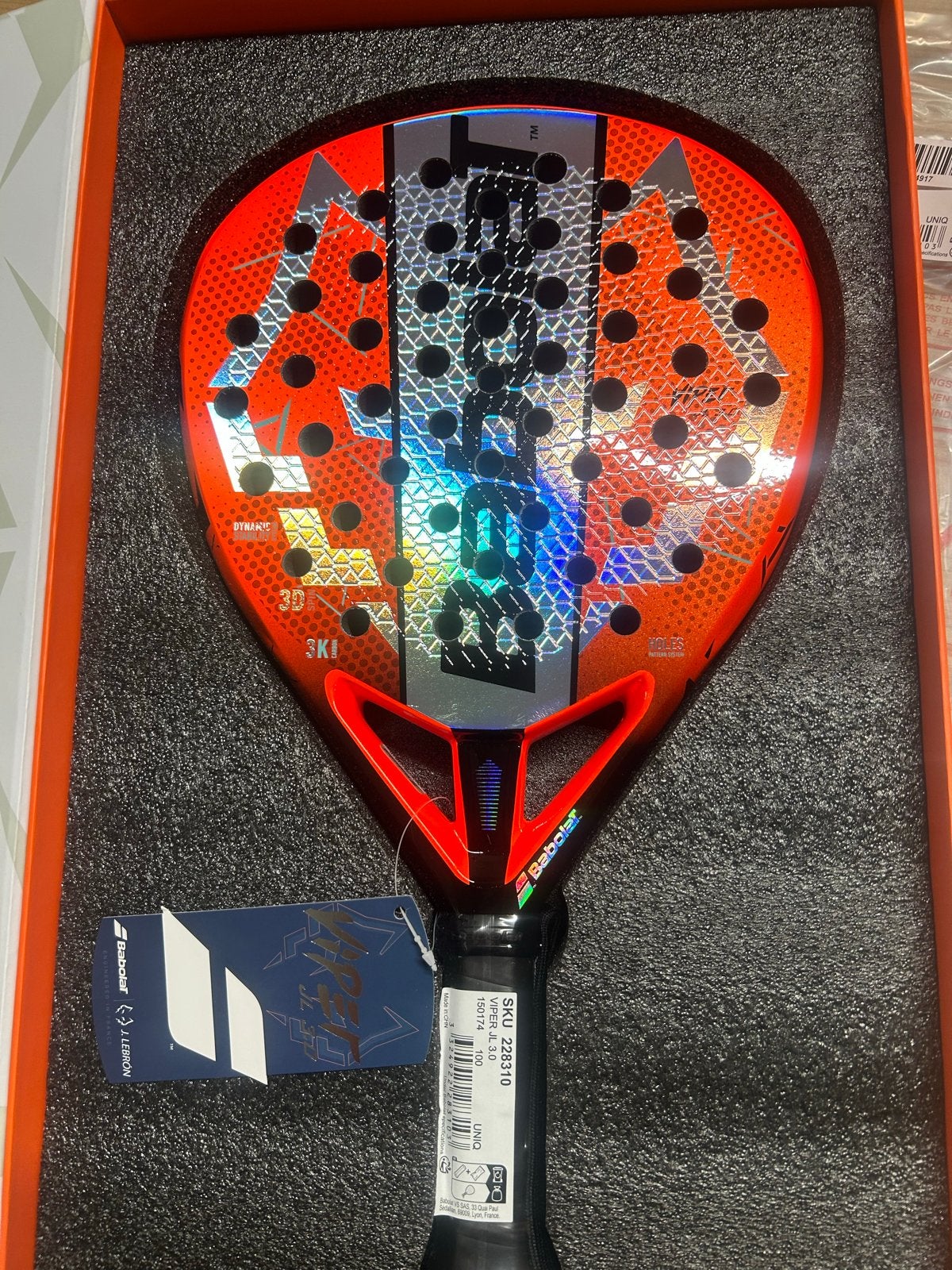 Babolat Viper 3.0 Juan Lebron Padel Racket - Nieuw in doos, Ophalen of Verzenden, Nieuw, Padelracket