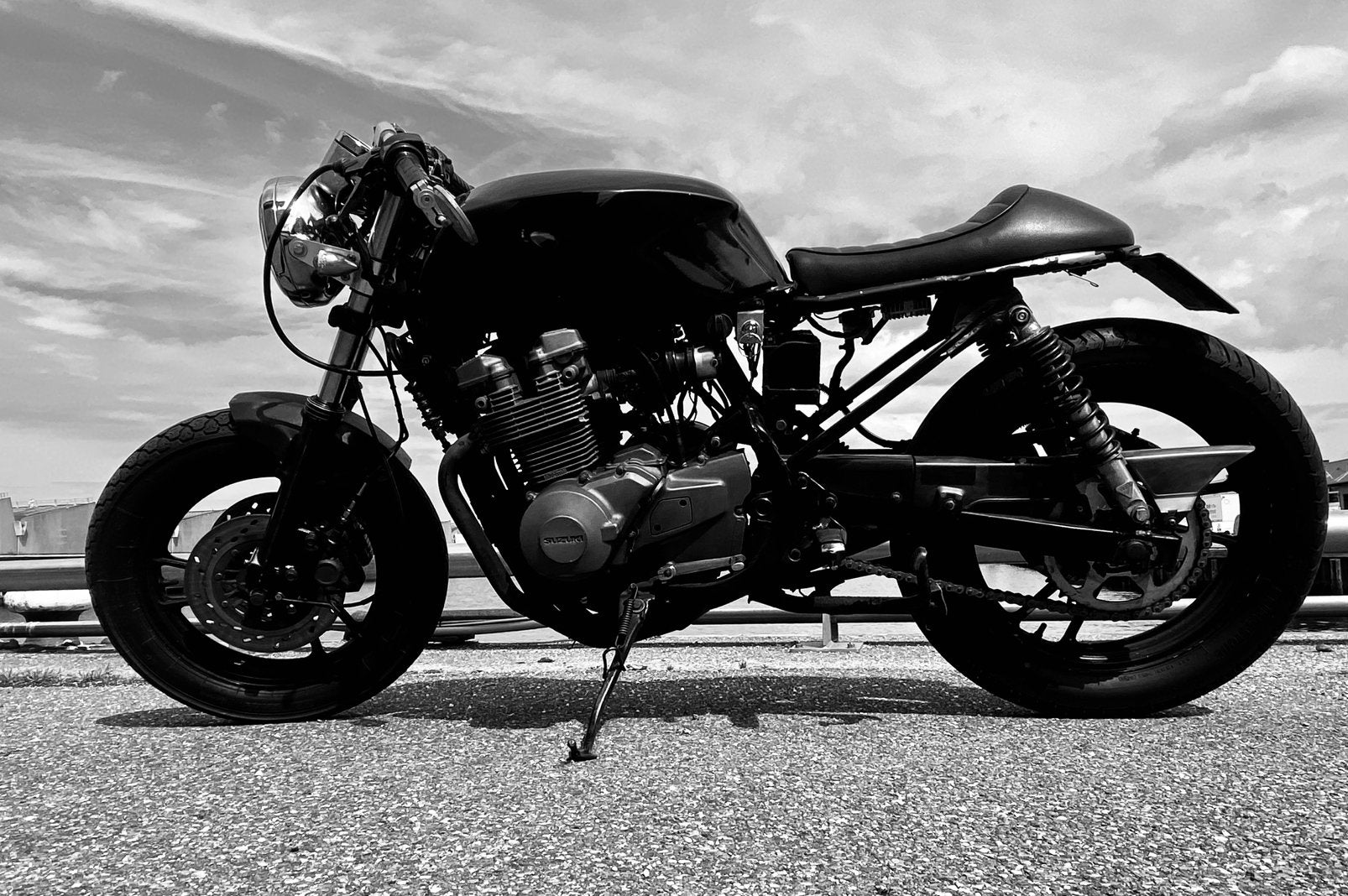 Unieke Suzuki Cafe Racer - Custom Build, Motoren, 4 cilinders, Motorrijbewijs A, Gebruikt, Particulier