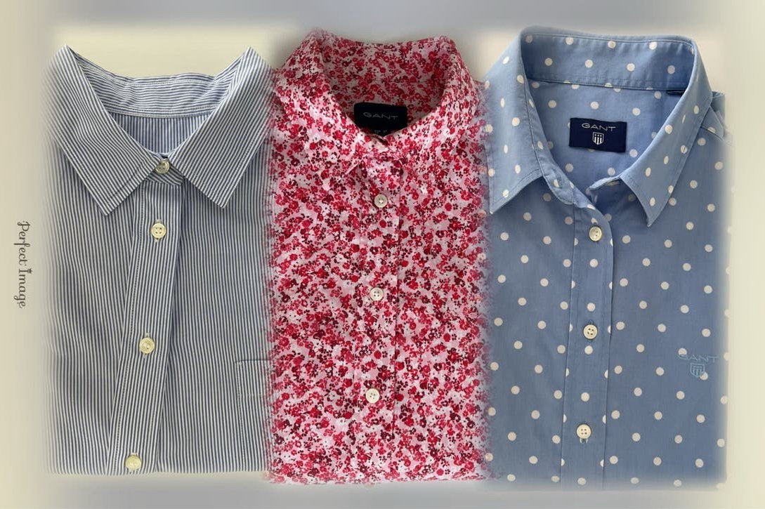 Prachtige GANT Dames Blouses - Set van 3 (Maat XS / 34}, Ophalen of Verzenden, Zo goed als nieuw, Maat 34 (XS) of kleiner, Meerkleurig
