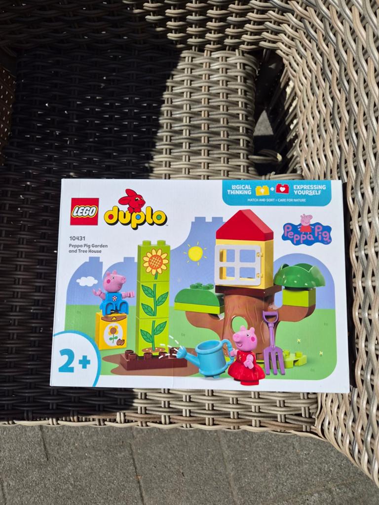 LEGO Duplo Peppa Pig Tuin en Boomhut (10431) - Niet compleet, Kinderen en Baby's, Speelgoed | Duplo en Lego, Gebruikt, Overige thema's