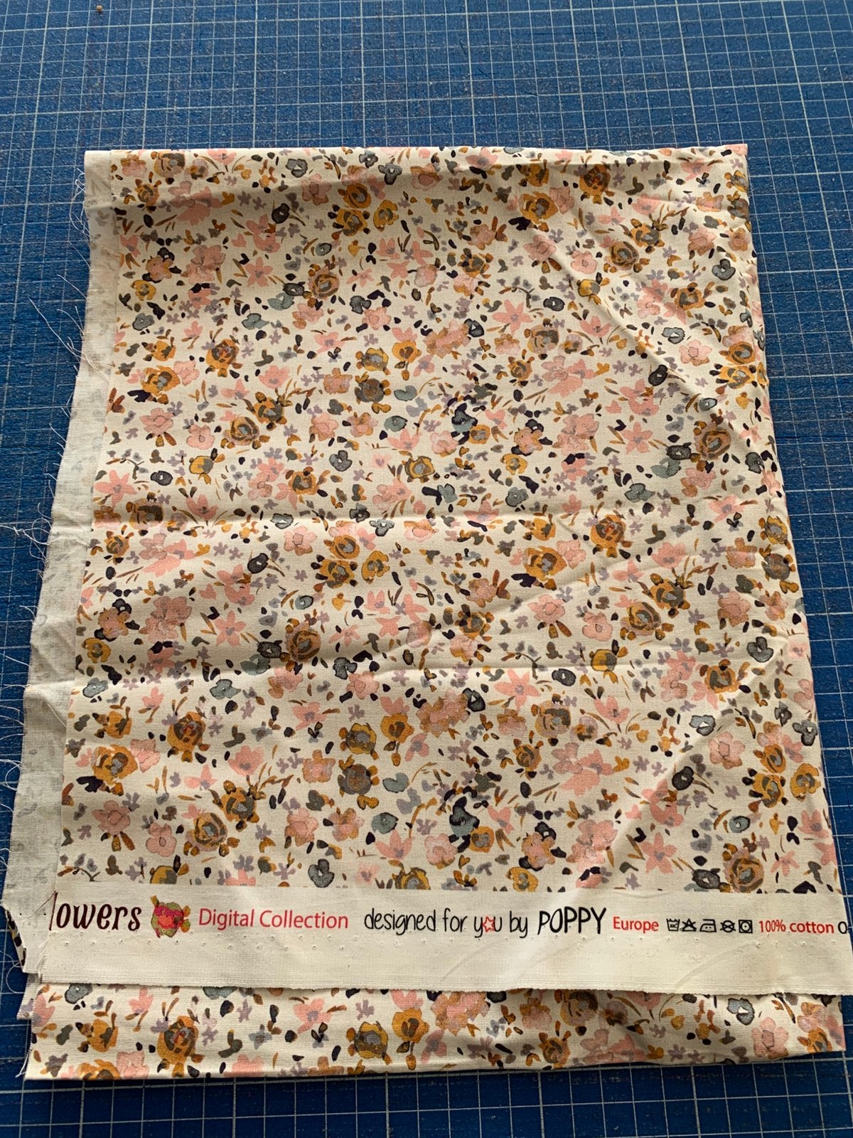 Lapje poplin katoen, Hobby en Vrije tijd, Stoffen en Lappen, Ophalen of Verzenden, Zo goed als nieuw, 30 tot 120 cm, Katoen