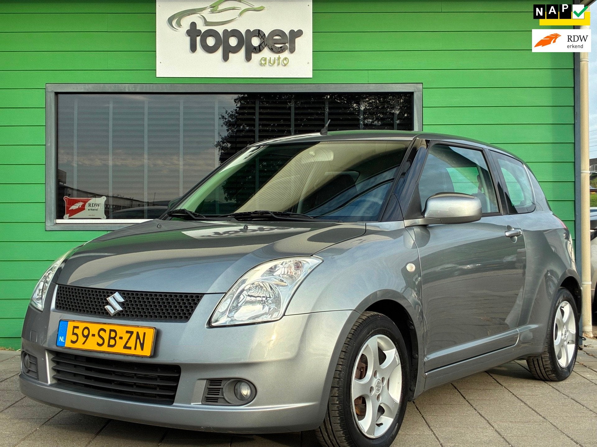 Suzuki Swift 1.3 Exclusive|2e Eigenaar|Airco|Elektr.ramen|LM, Auto's, Gebruikt, 31 €/maand, 400 kg, Swift