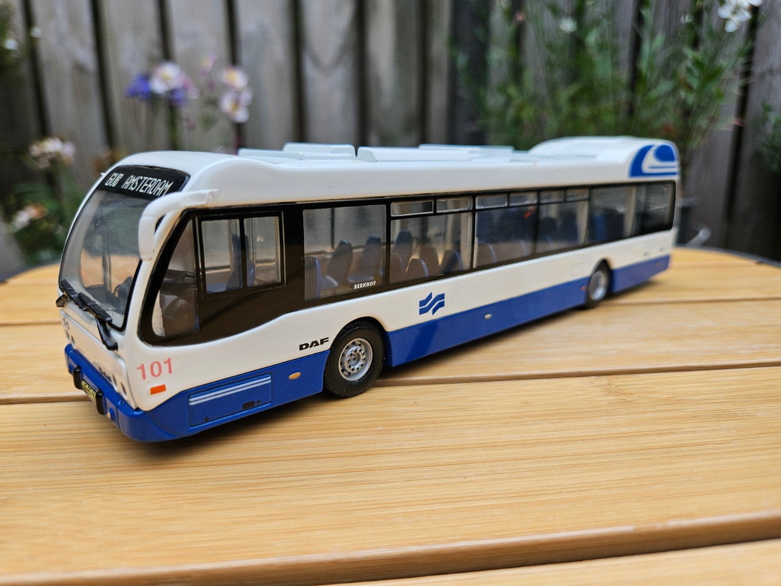 Lioncar Daf Berkhof GVB bus 101 Amsterdam schaal 1:50, Ophalen of Verzenden, Zo goed als nieuw, Bus of Vrachtwagen, Lion Toys
