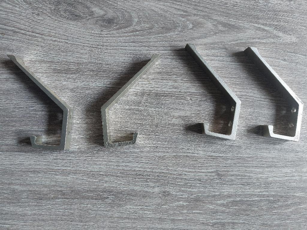 Kapstokhaak hoed- en jashaak 4 stuks, Gebruikt, Overige typen, Ophalen of Verzenden, Minder dan 100 cm