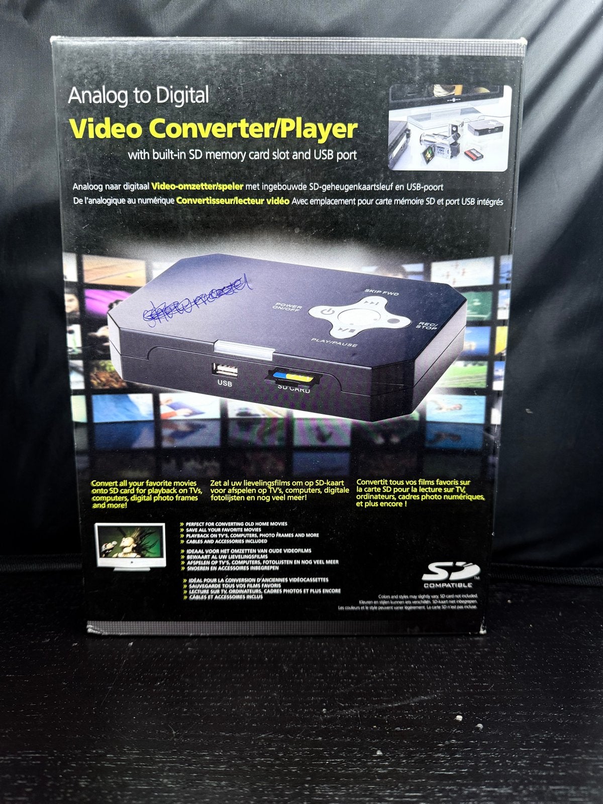 Analoge naar Digitale Video Converter/Speler met SD/USB, Z, Nieuw, Z, Ophalen of Verzenden