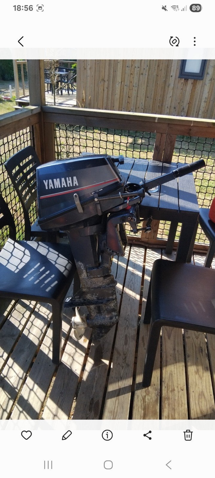 Gezocht yamaha 6/8pk staartstuk 2takt kortstaart, Ophalen, Motor en Techniek